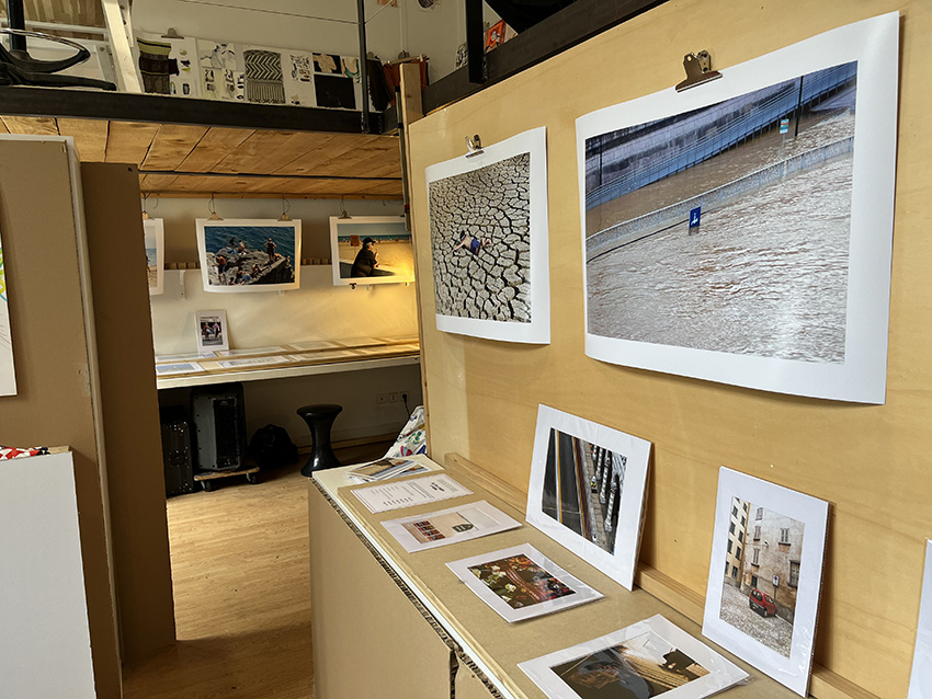 Exposition des photographies de Claude Lecante. Série souvenir(s) de plage(s) et vide de rien. Montreuil, artwork, streetphotography, Vitali, Martin Parr, Erwitt