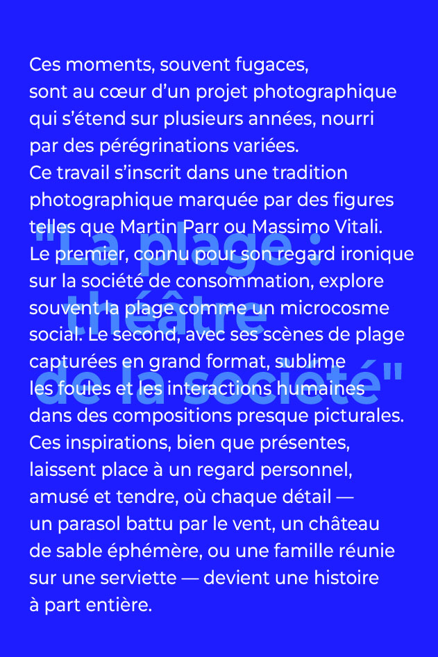 Texte de la collection souvenir(s) de plage(s) de Claude Lecante.