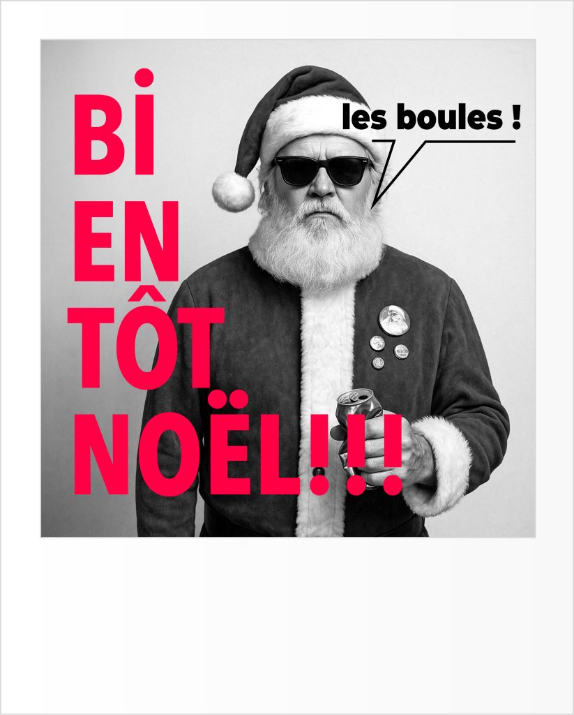 Vente de Noël des photographies de Claude Lecante dans le bar Le Voltigeur à Paris rue de la Jonquière, Paris 17.